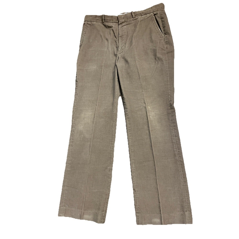 Vintage‎ F.F. Farah Brown Medium Wale Corduroy Pants 35 x 30 Straight Leg